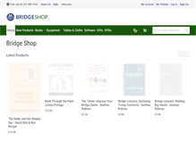 Tablet Screenshot of bridgeshop.com