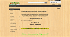 Desktop Screenshot of bridgeshop.ch